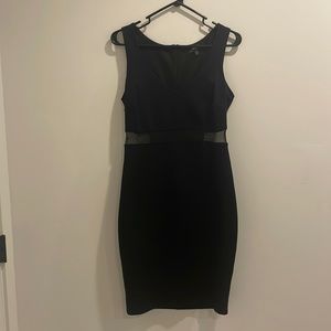 Lulu’s black V-neck bodycon dress. Size medium.